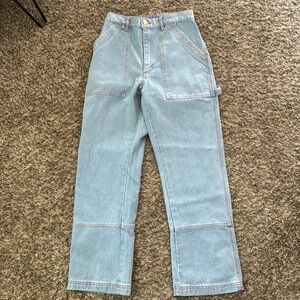 Light wash big bud press carpenter jeans